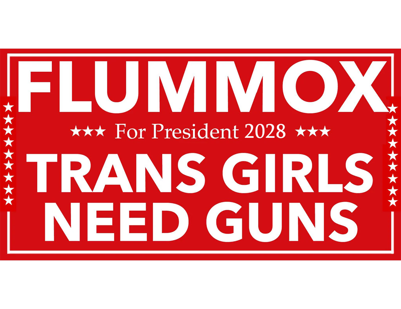 Trans Girls Need Guns Bumper Sticker